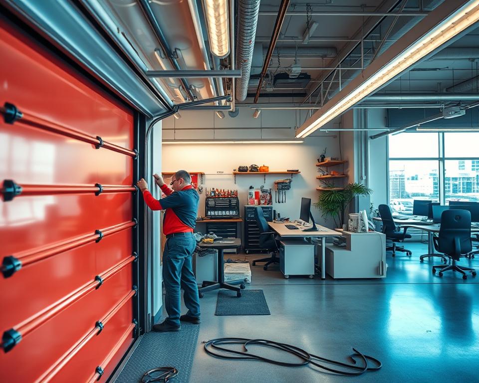 Fire-Rated Garage Door Installation for Commercial Buildings in Anaheim